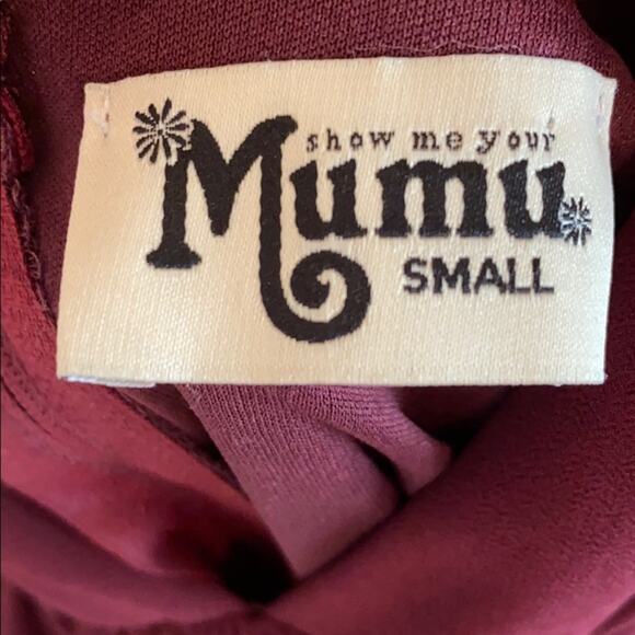 Show me your MUMU burgundy maxi dress - Picture 9 of 9